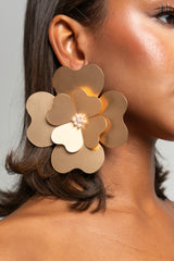 SATO earrings in MATTE GOLD