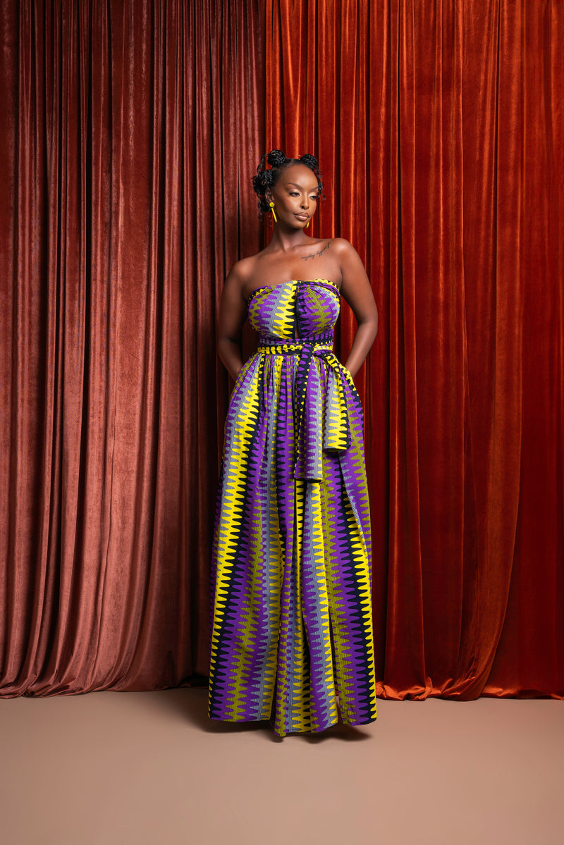 FEMI African print Maxi Infinity dress