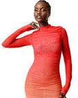 SELENE RUCHED MAXI DRESS