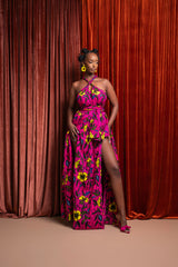 ESE African print Maxi Infinity dress