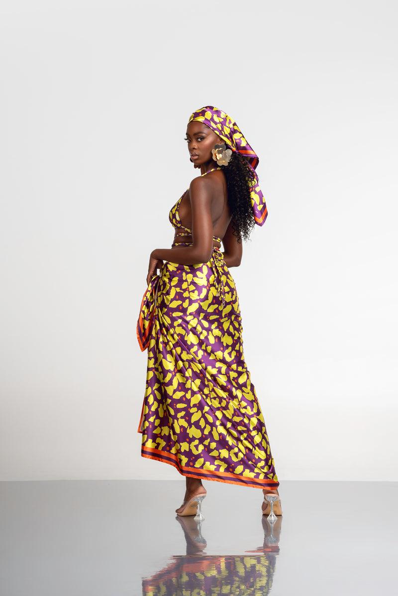 SAKI XL SILK SCARF