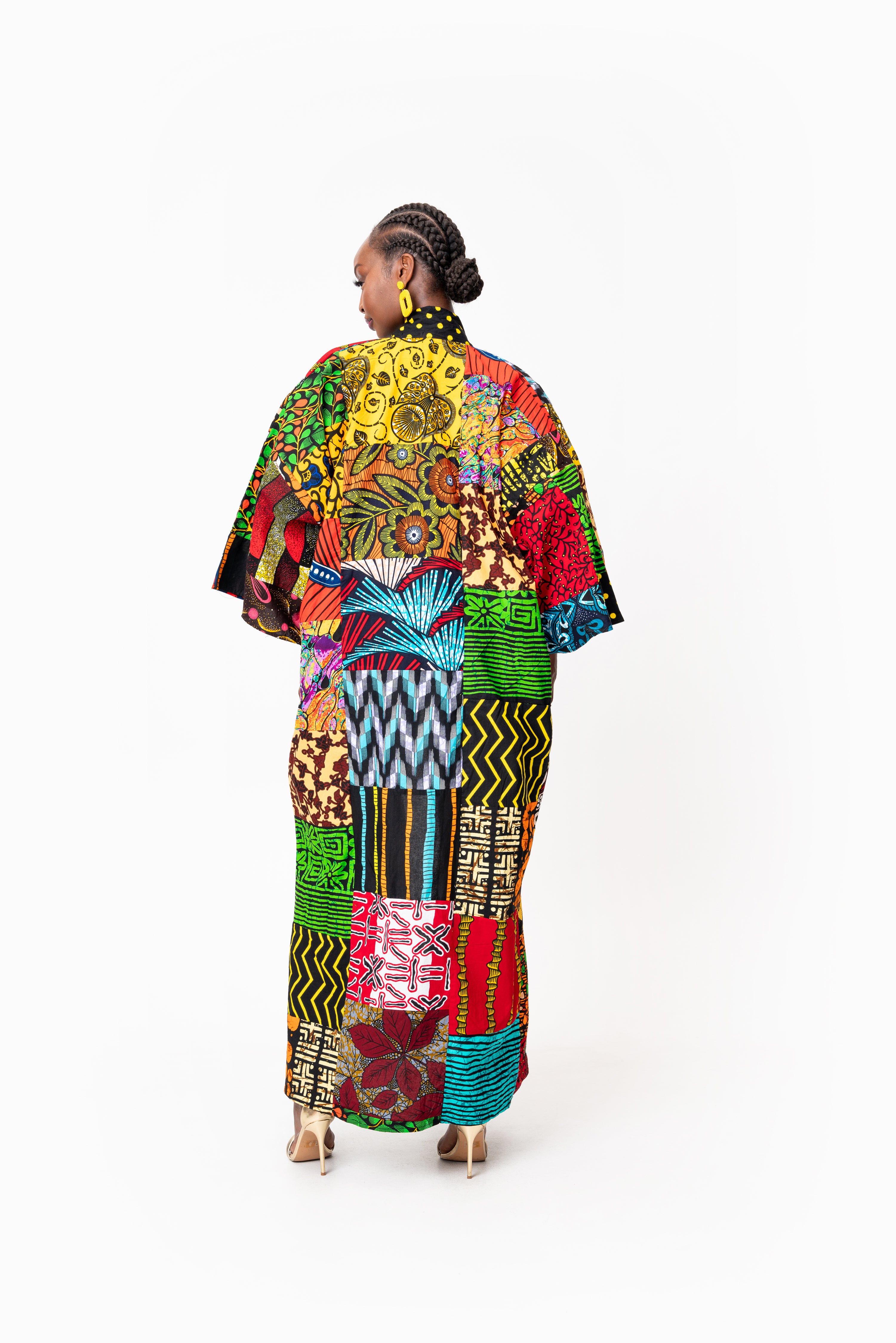 Oversized Patchwork Kimono FINAL SALE main image 0