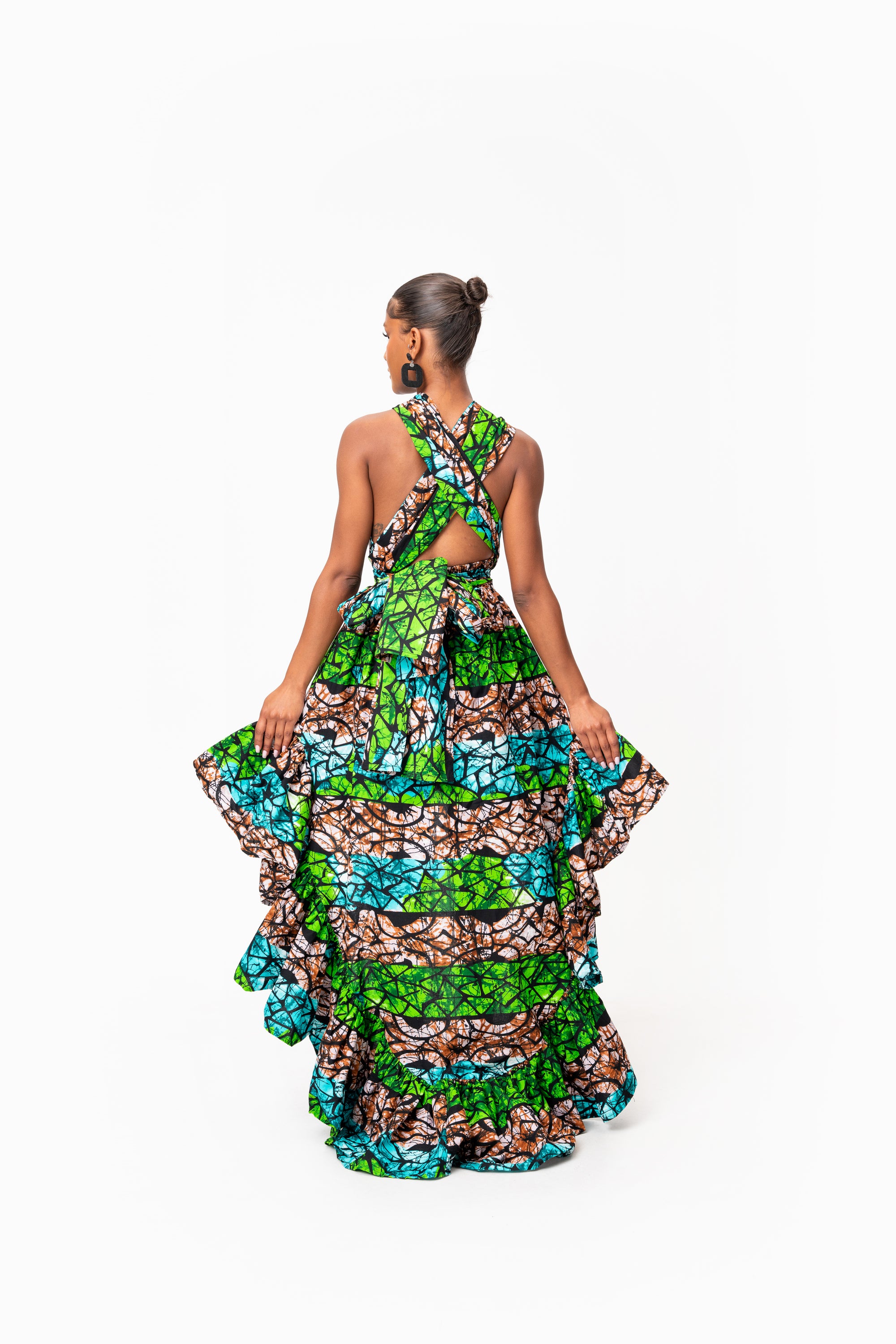 african free dresses design Free Style African Prints Dress with neck embroidered design,100% Cotton Available to order, Contact us for more information Size:Free Size. Style:Long Price:45,000 Tzs Price:2,300 ksh Price:18 $ Status:Availability