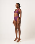 AMINAH High Rise Bikini Bottom
