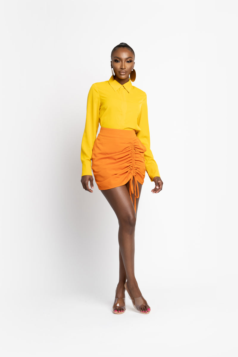 ORANGE ESTA mini skirt