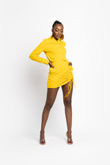 YELLOW ESTA button up shirt