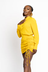 YELLOW ESTA button up shirt