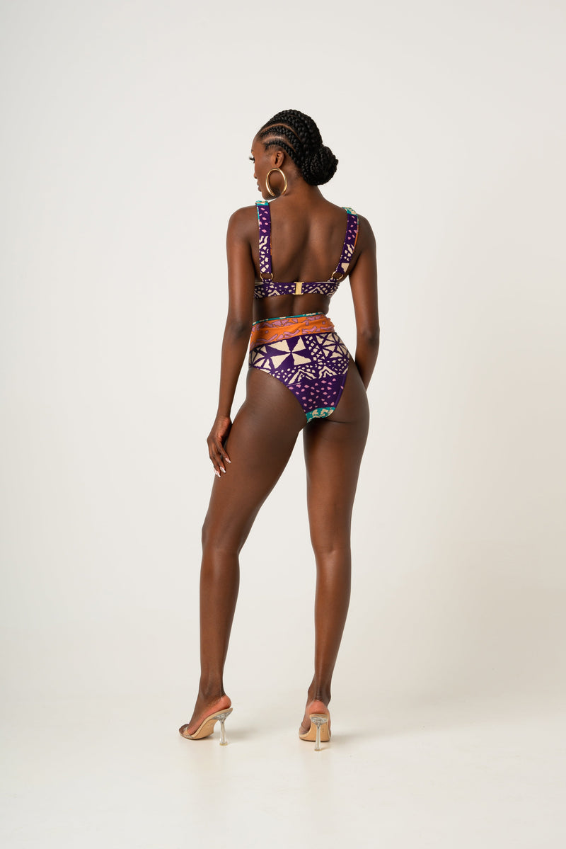 ANU PURPLE High Waist Bikini Bottom