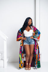 NANA PATCHWORK African Print Kimono