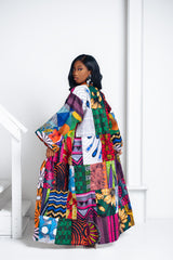 NANA PATCHWORK African Print Kimono