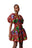 SHAYO African print smocked body mini dress
