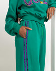 GREEN QUEEN Plush fleece JOGGER Set