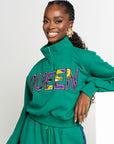 GREEN QUEEN Plush fleece JOGGER Set