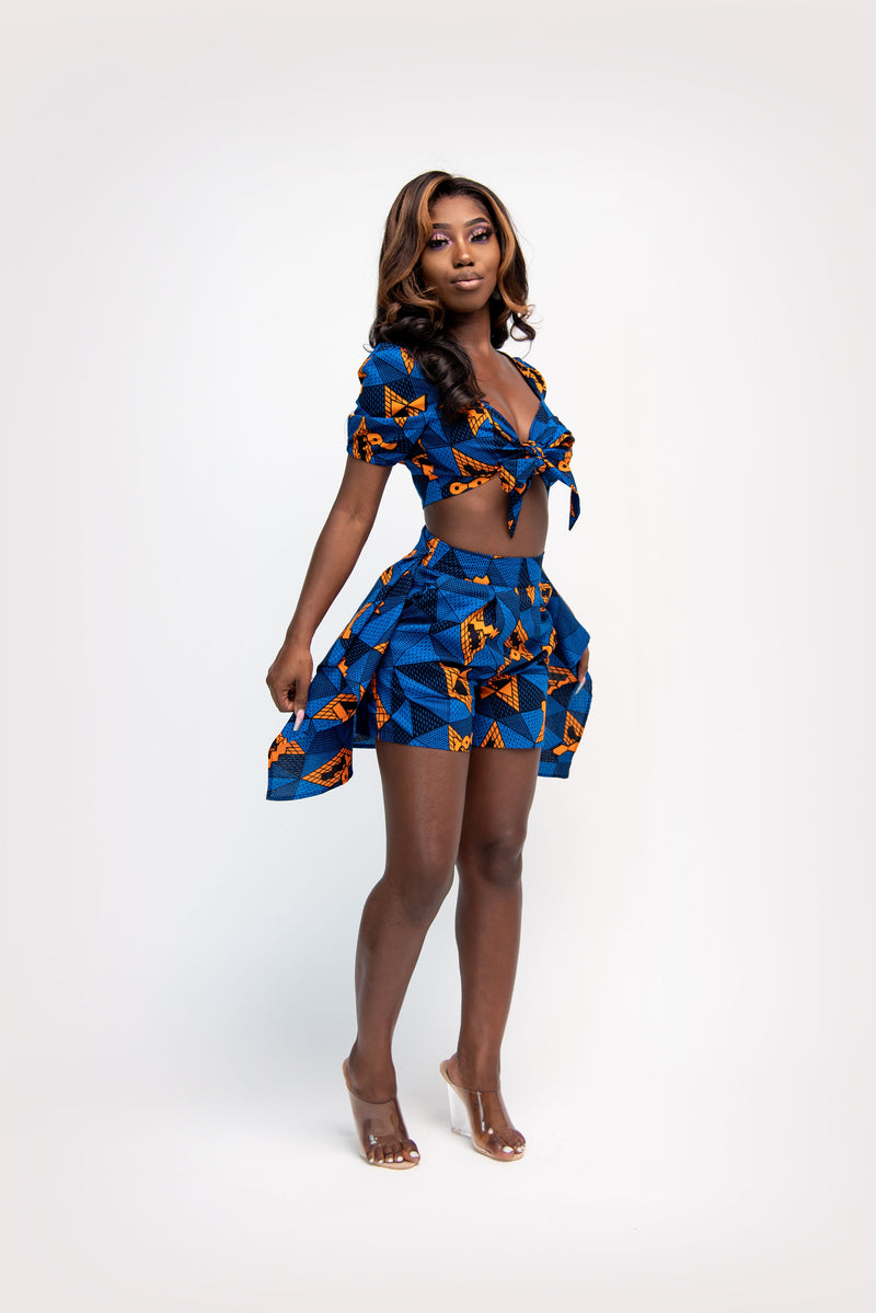 AMELIA African Print Shorts
