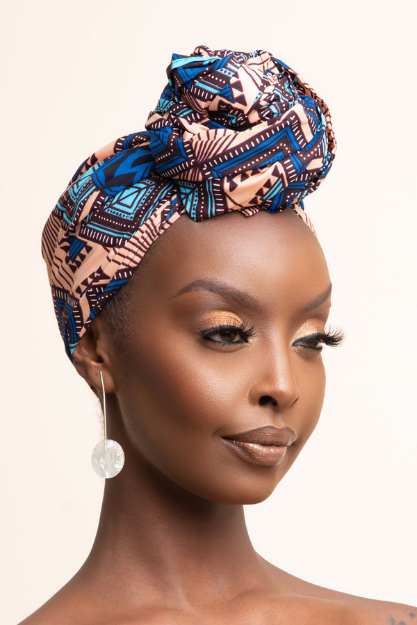 IVIE African Print Headwrap
