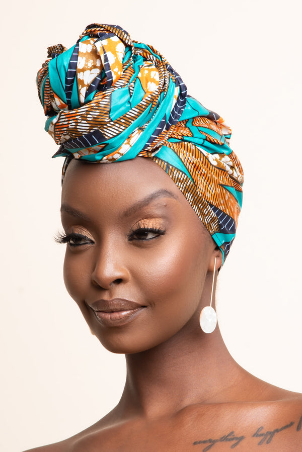 MAYA African Print Headwrap