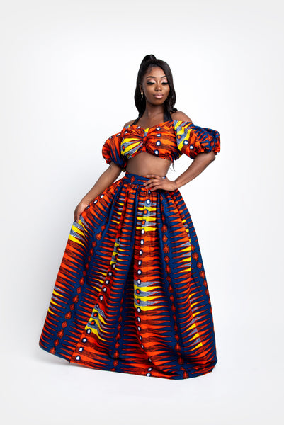 OGE African Print Corset Top – OFUURE