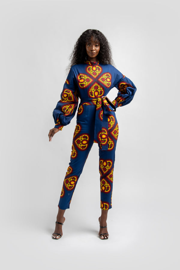 ADE African print jumpsuit