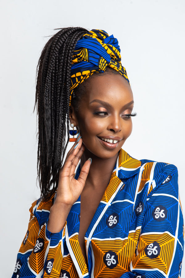 OPE African Print Headwrap