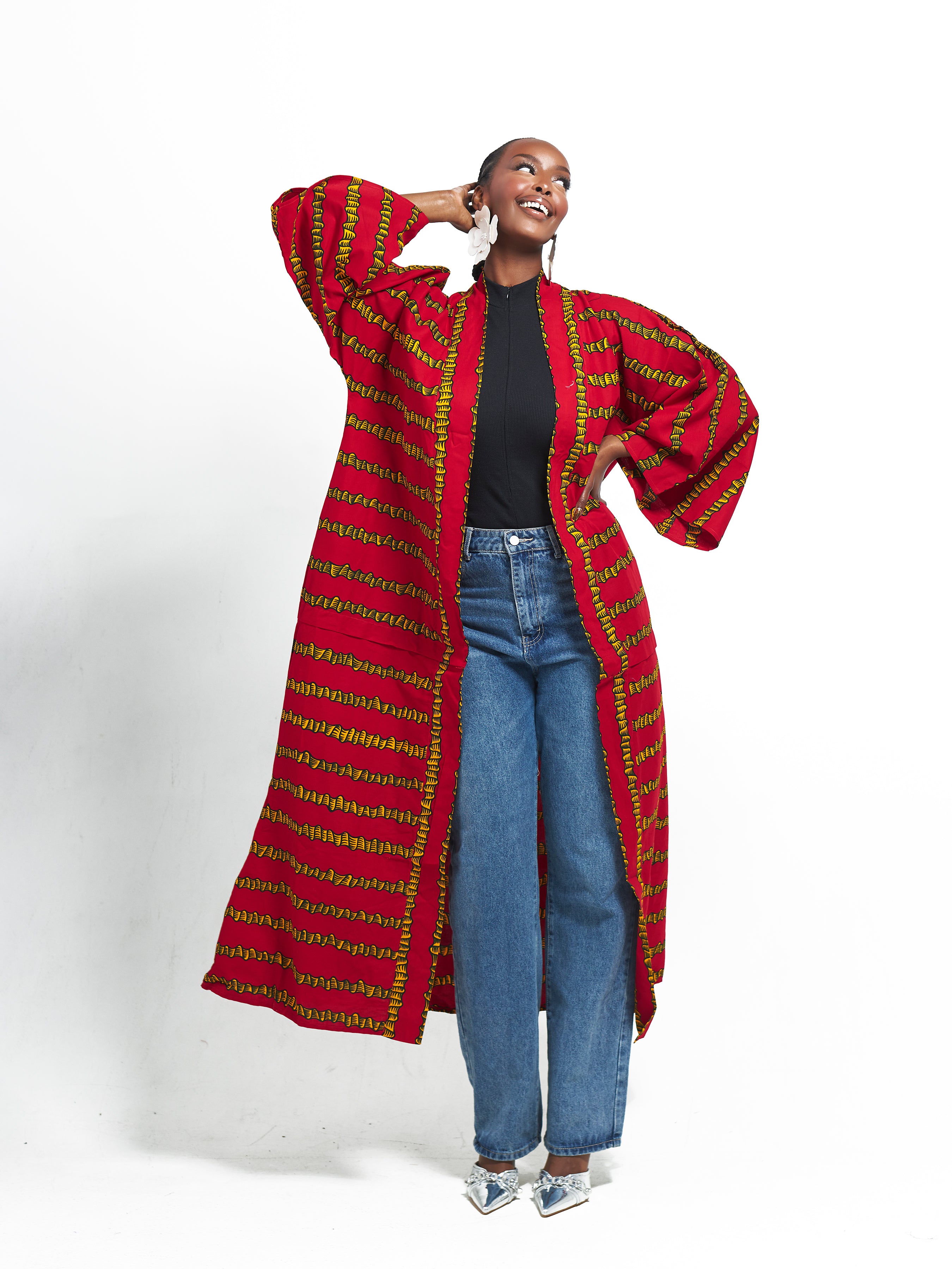RUWE African Print Kimono