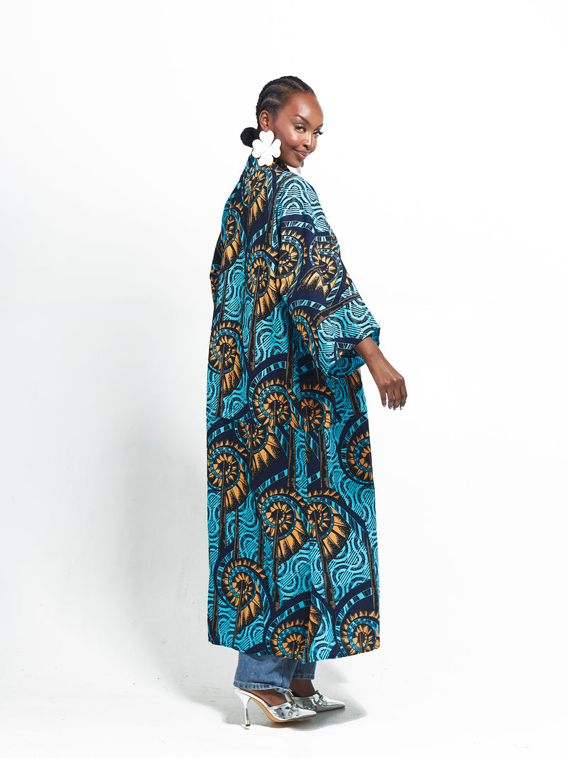 BISI African Print Kimono