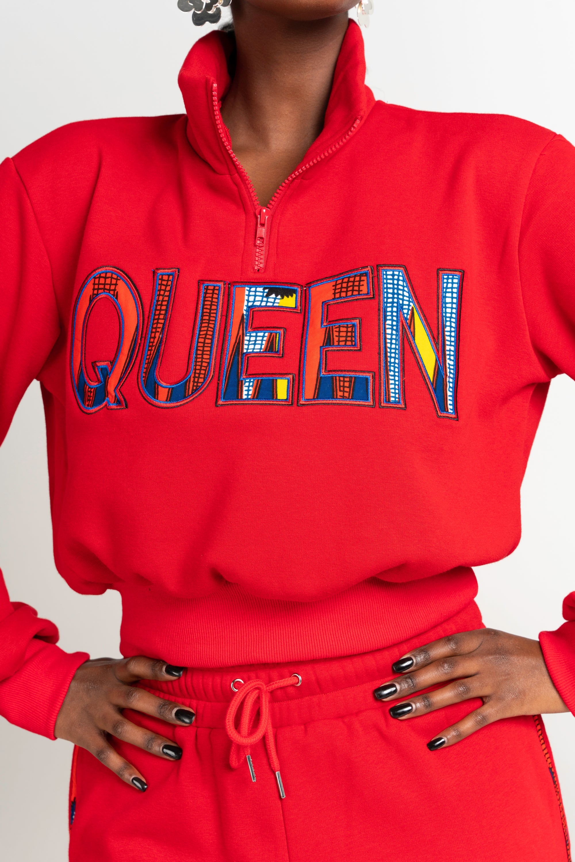 RED QUEEN Plush fleece JOGGER Set