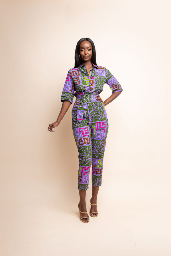 DERIN African print jumpsuit