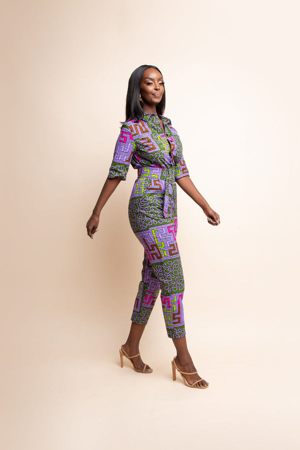 DERIN African print jumpsuit