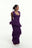 UYAI Sequin Fringe Maxi Dress in PURPLE