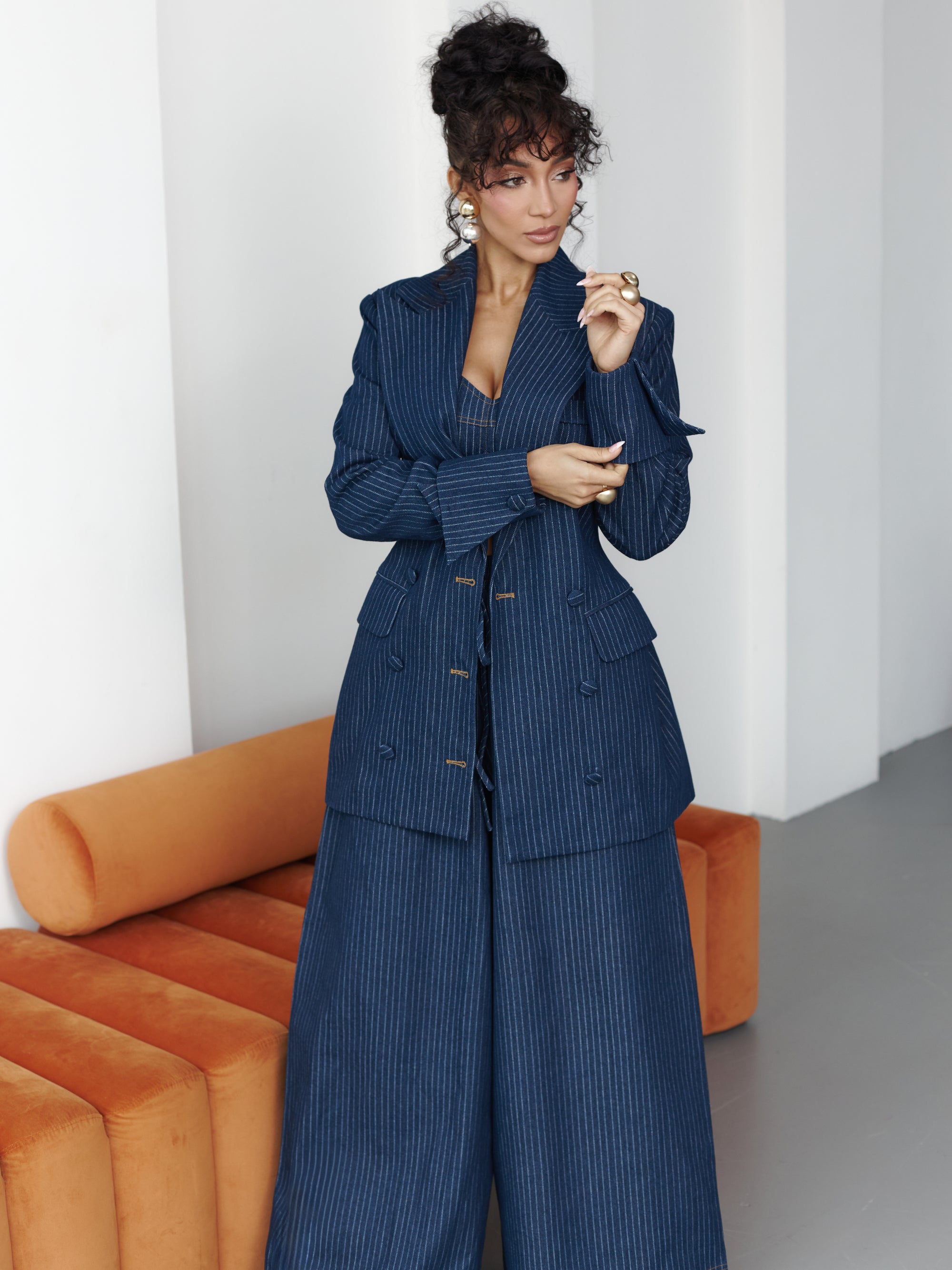 pilcro belted denim blazer dress PILCRO Anthropologie Denim Belted Blazer Dress Size Medium