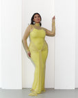 LARA Rhinestone Maxi Dress