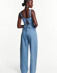 Light Denim HANA Corset Top