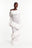 IGHO Sequin Fringe Maxi Dress in WHITE