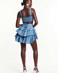 Light Denim DILARA Mini Skort