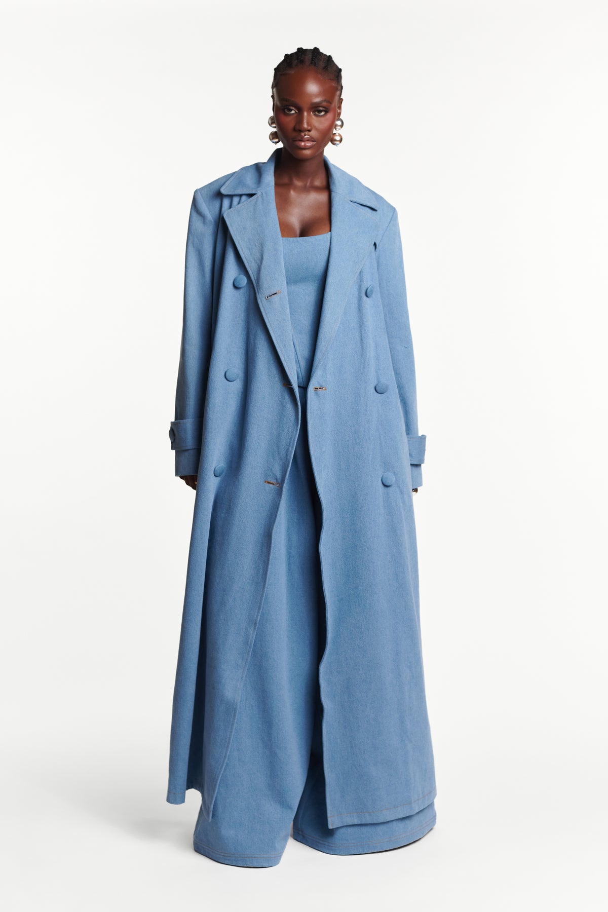 Light Denim ONO Trench jacket