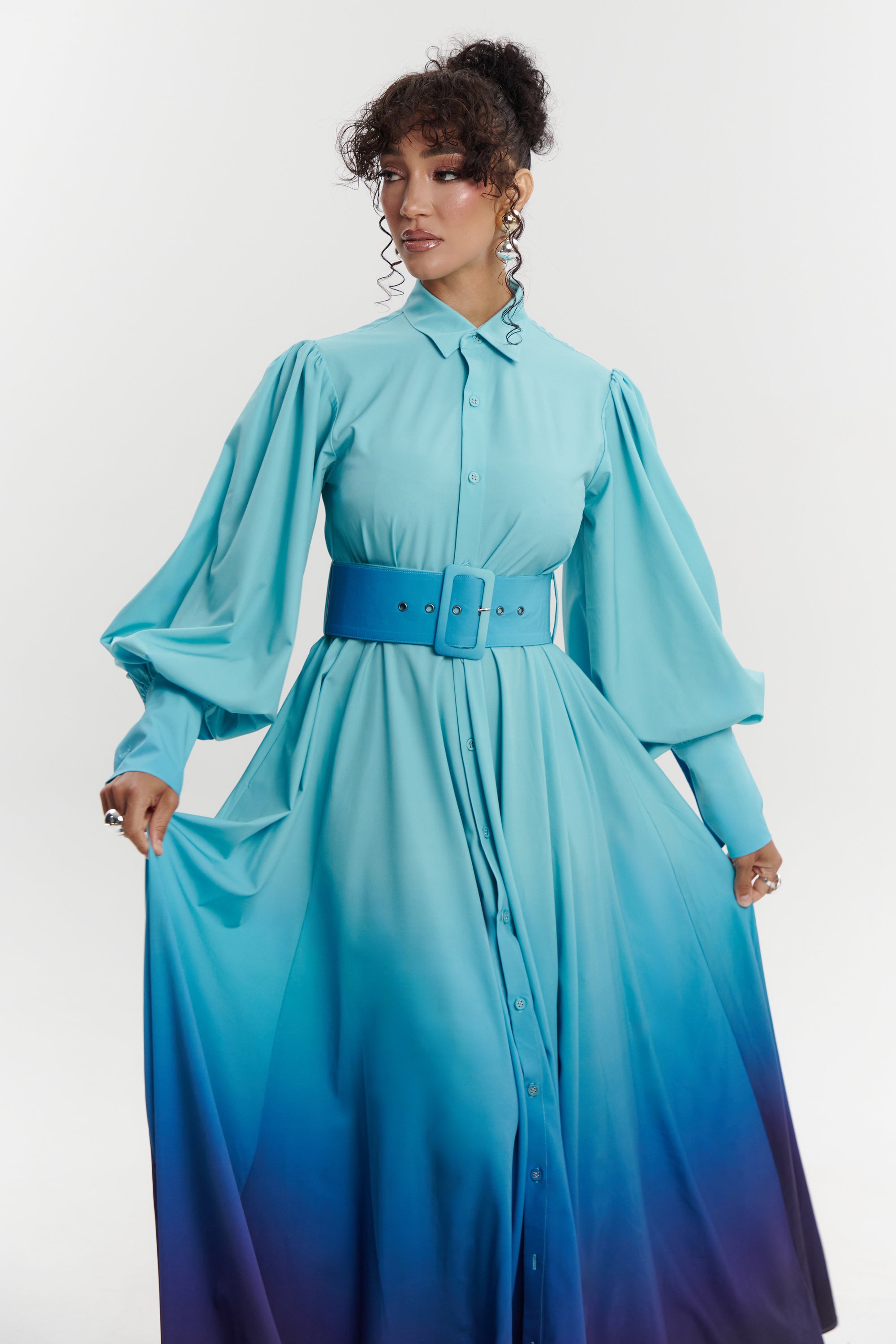 IRIS MAXI SHIRT DRESS