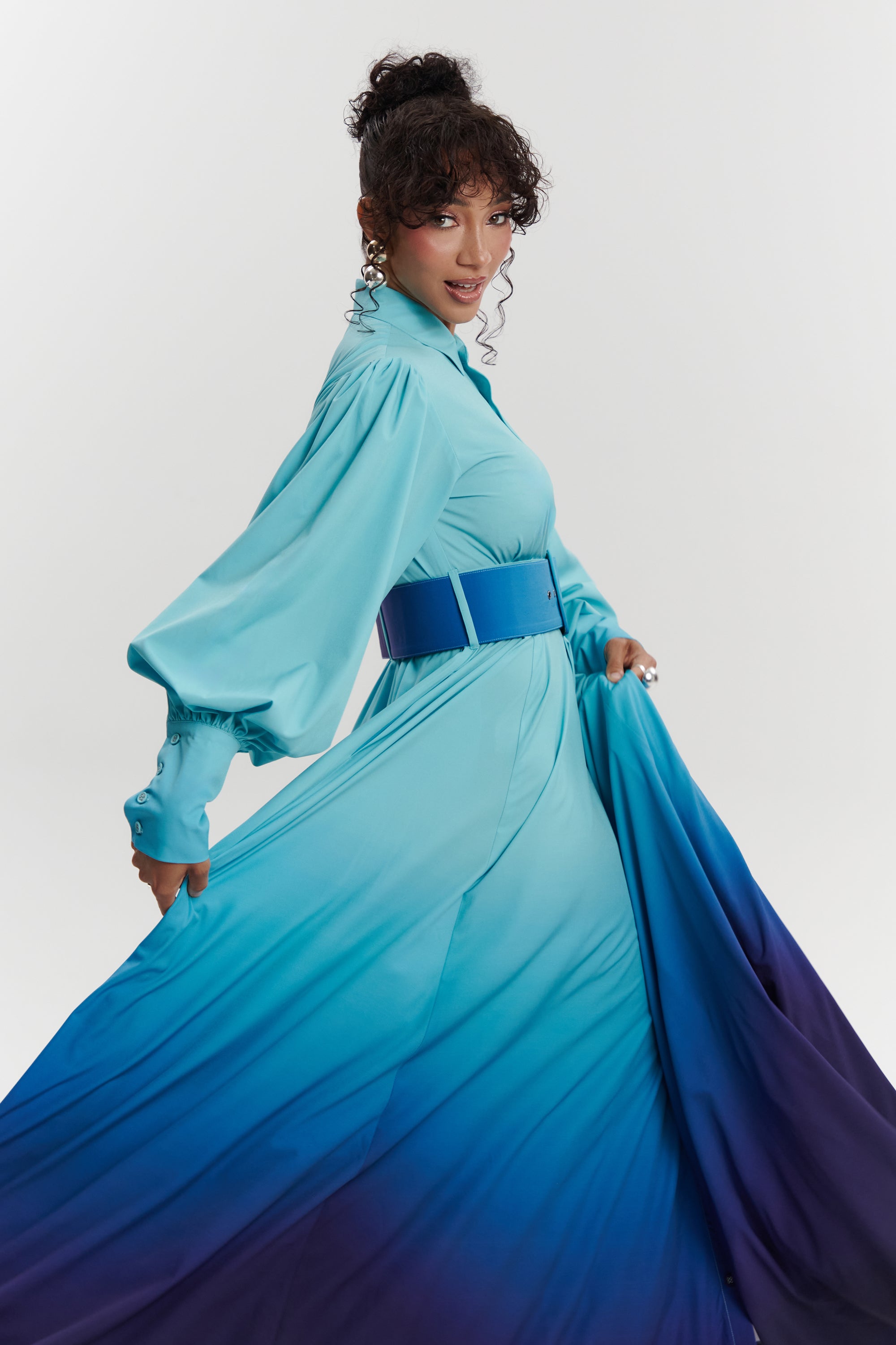 iris maxi dress IRIS DRESS IN TURQUOISE | CULT MIA