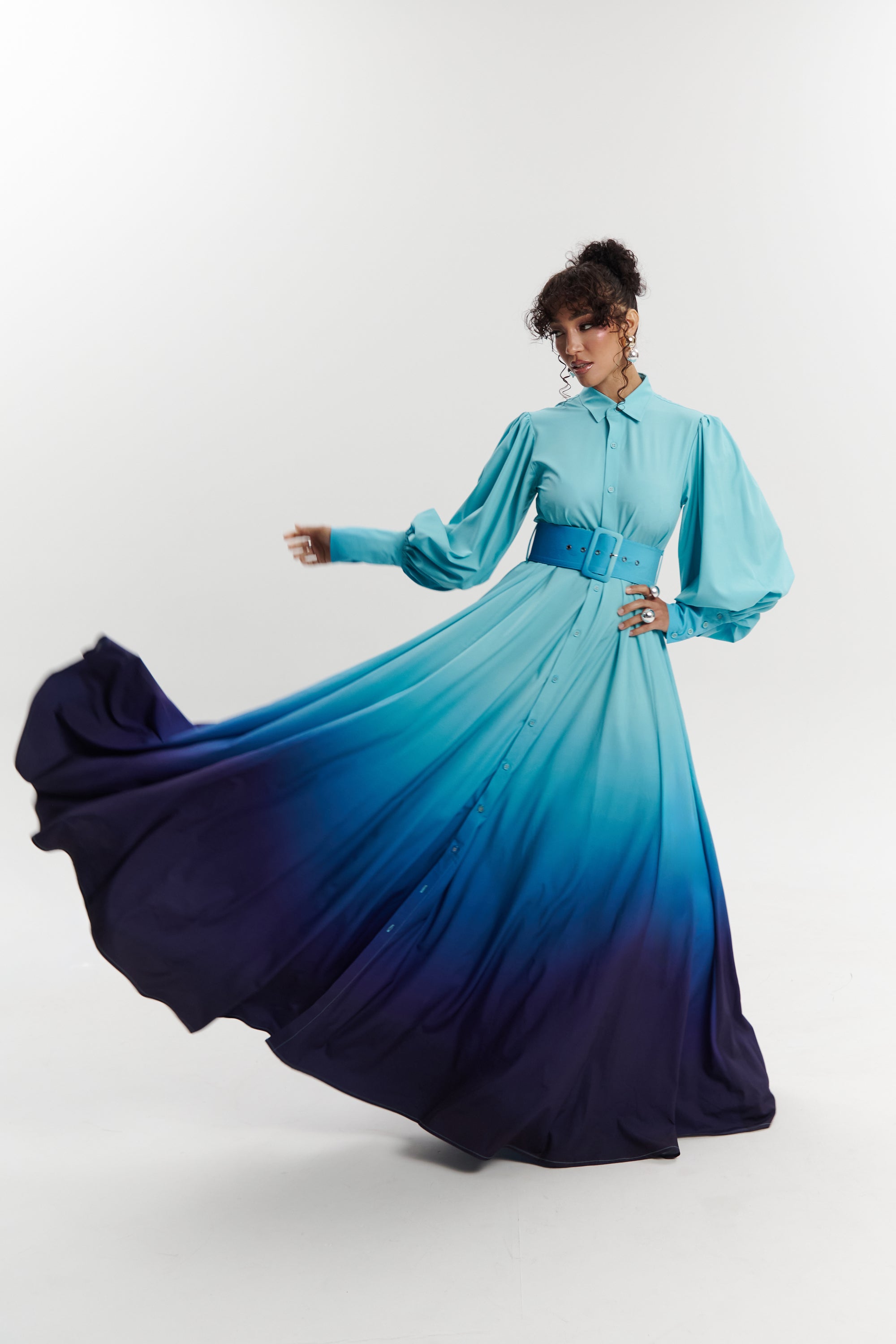 iris flared maxi dress Iris Flared Ponte Maxi Dress