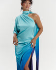 IRIS DRAPE MAXI DRESS
