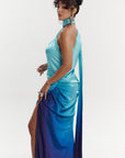 IRIS DRAPE MAXI DRESS
