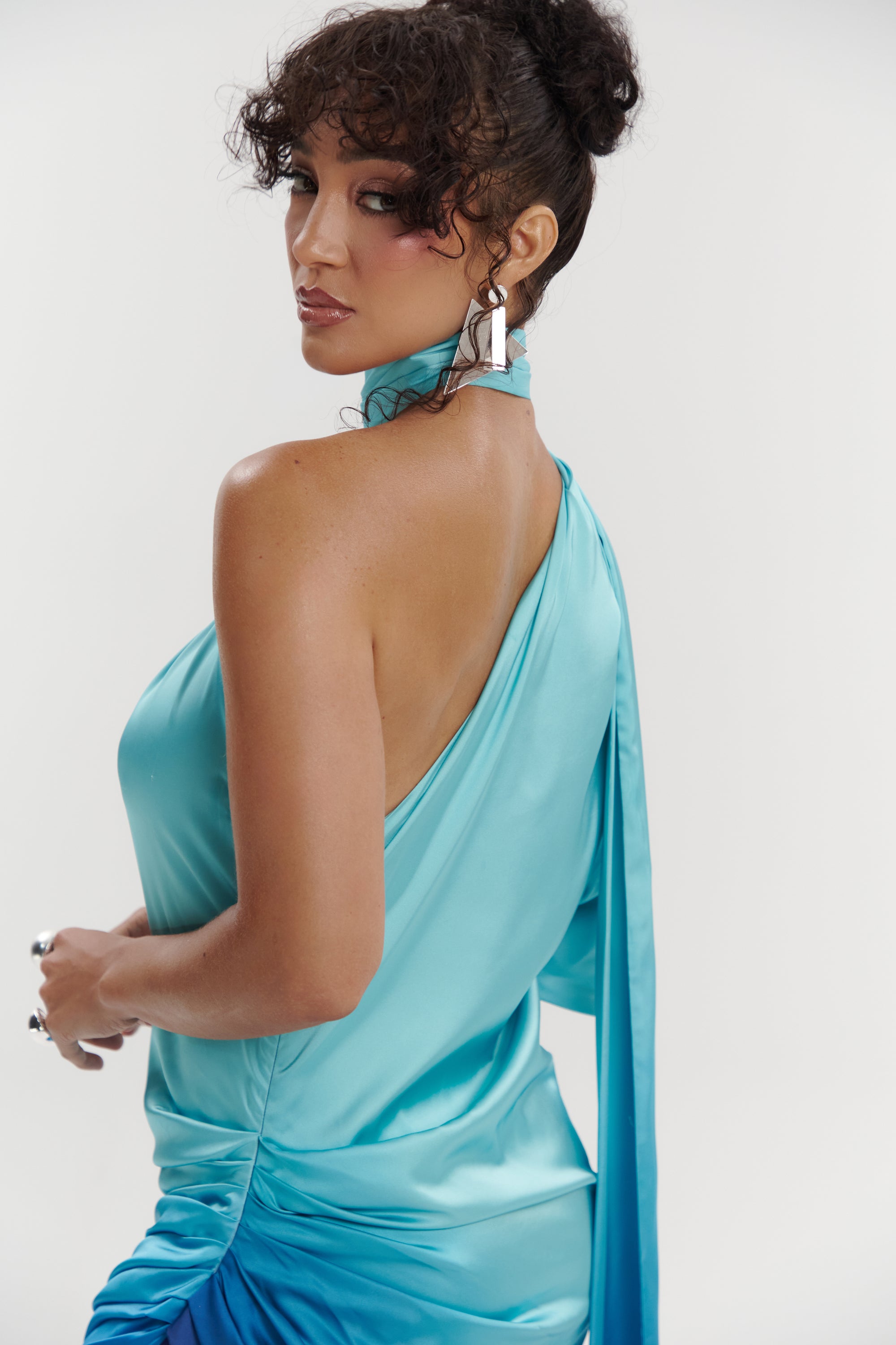 IRIS DRAPE MAXI DRESS