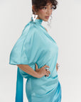 IRIS DRAPE MAXI DRESS