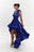 AMA Hi-low Dress in COBALT