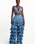 Light Denim AZURE Bra Top