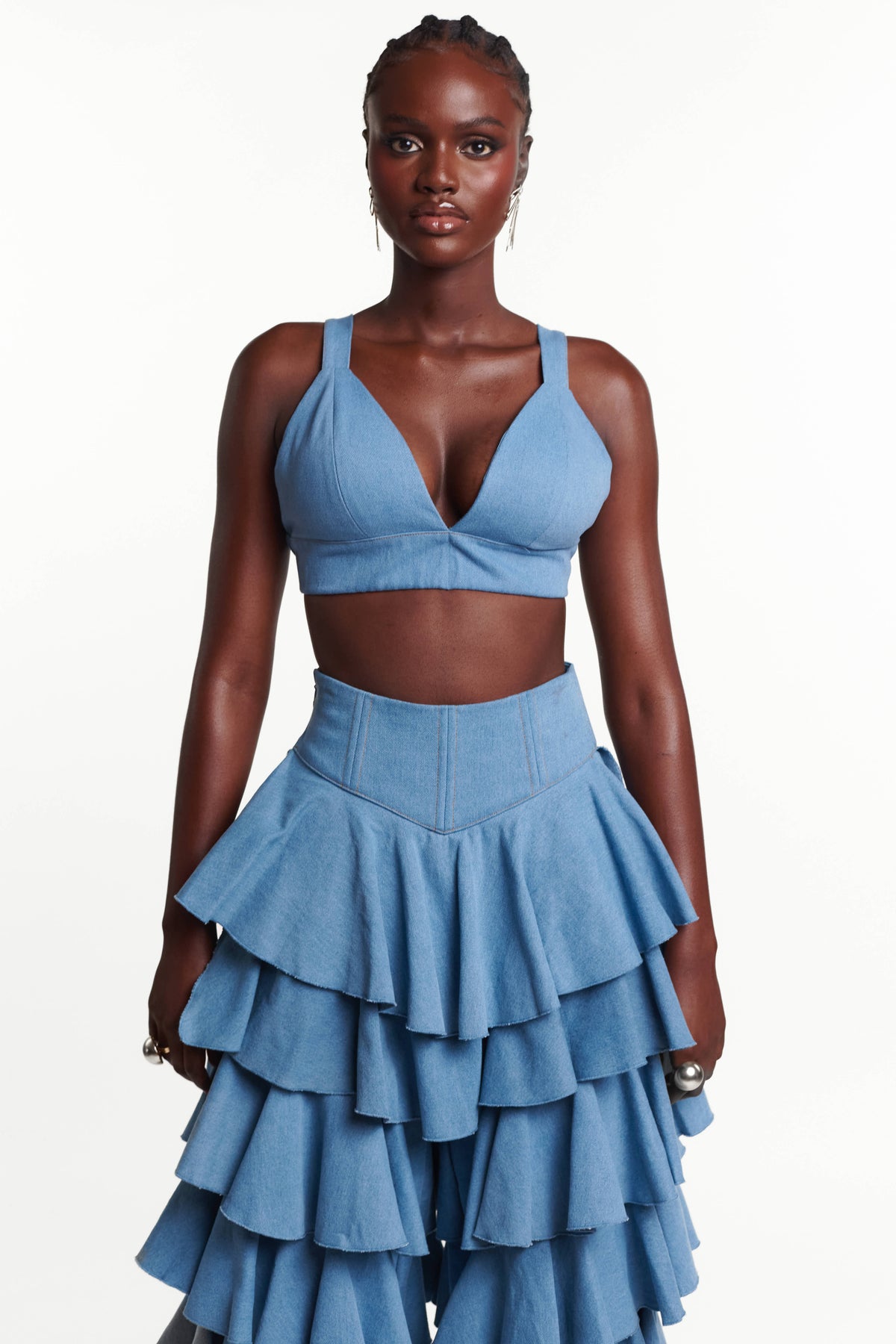 Light Denim AZURE Bra Top