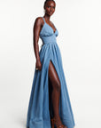 Light Denim ADELE Maxi Dress