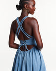 Light Denim ADELE Maxi Dress