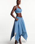 Light Denim SABINA Handkerchief Skirt