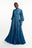 AZI BLUE MAXI SHIRT DRESS