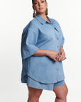 Light Denim KIARA Shorts